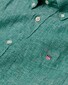 Gant Linen Short Sleeve Shirt Leaf Green