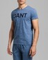 Gant Logo C-Neck T-Shirt Denim Blue