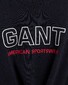 Gant Logo Crew Pullover Evening Blue