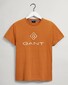 Gant Logo Diamond T-Shirt Dark Mustard Orange
