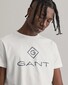 Gant Logo Diamond T-Shirt Wit