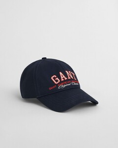 Gant Logo Graphic Cotton Twill Cap Avond Blauw