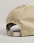 Gant Logo Script Cotton Twill Cap Dried Khaki