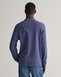 Gant Long Sleeve Piqué Uni Fine Shield Embroidery Polo Dark Jeansblue Melange