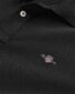 Gant Long Sleeve Piqué Uni Fine Shield Embroidery Polo Zwart