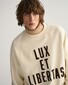Gant Lux Et Libertas C-Neck Pullover Linen White