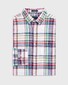 Gant Madras Classic Check Overhemd Wit