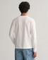Gant Medium Archive Shield Long Sleeve T-Shirt White