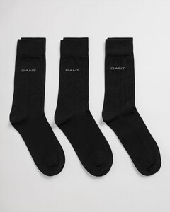 Gant Mercerized Cotton Blend Socks 3Pack Socks Black