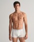 Gant Micro Pattern And Solid Trunks Gift Box 3Pack Underwear White