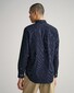 Gant Micro Pattern Oxford Overhemd Avond Blauw
