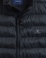 Gant Mixed Media Light Padded Jacket Vest Zwart