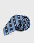 Gant Monogram Striped Tie Das Midden Blauw Melange