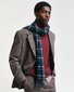 Gant Multi Check Wool Scarf Deep Forest