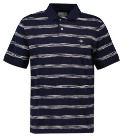 Gant Multi Fantasy Stripe Polo Avond Blauw