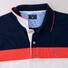 Gant Multistripe Piqué Short Sleeve Rugger Poloshirt Evening Blue