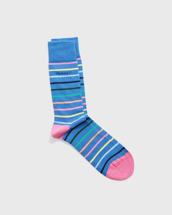 Gant Multistripe Socks Mid Blue