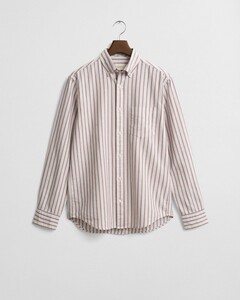 Gant Organic Cotton Archive Oxford Stripe Overhemd Eggshell