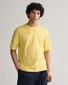 Gant Organic Cotton Uni Subtle Icon Embroidery T-Shirt Light Mustard Yellow