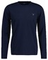 Gant Original Slim Long Sleeve Crew Neck T-Shirt Evening Blue