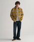 Gant Oversized Bouclé Check Shirt Sunflower Yellow