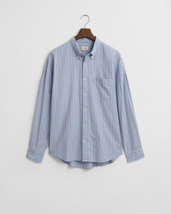 Gant Oversized Dreamy Oxford Stripe Overhemd Fresh Blue