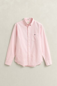 Gant Oxford Banker Stripe Button Down Overhemd Washed Pink