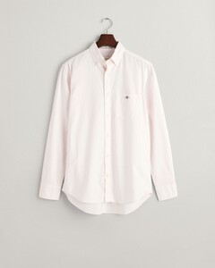 Gant Oxford Banker Stripe Button Down Shirt Soft Pink