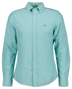 Gant Oxford Slim Uni Button Down Overhemd Lagoon Blue