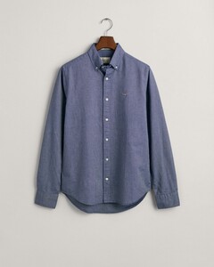 Gant Oxford Slim Uni Button Down Overhemd Persian Blue