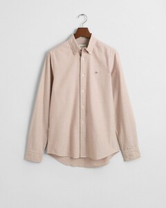 Gant Oxford Slim Uni Button Down Overhemd Warm Khaki