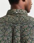 Gant Paisley Pattern Button-Down Overhemd Tartan Green-Brown
