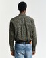 Gant Paisley Pattern Button-Down Overhemd Tartan Green-Brown
