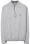 Gant Pima Cotton Sporty Zip Pullover Light Grey