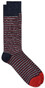 Gant Pin Stripe Socks Sokken Rood