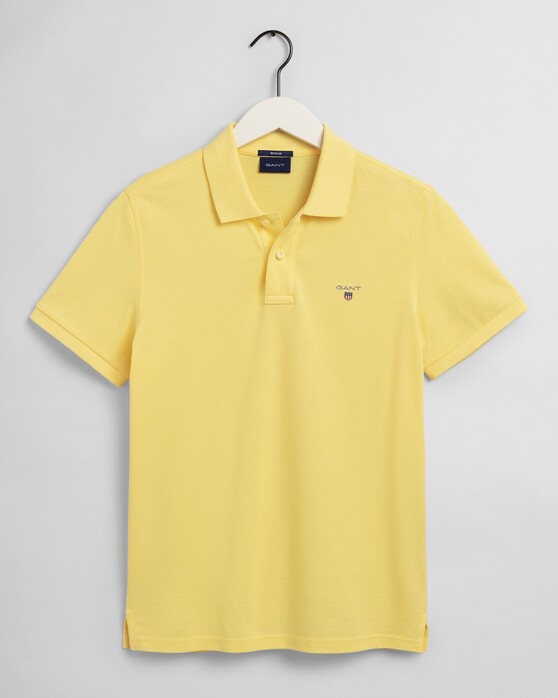 Gant Piqué Polo Poloshirt Brimstone Yellow