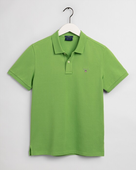 Gant Piqué Polo Poloshirt Foliage Green