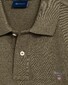 Gant Piqué Polo Poloshirt Khaki Green Melange