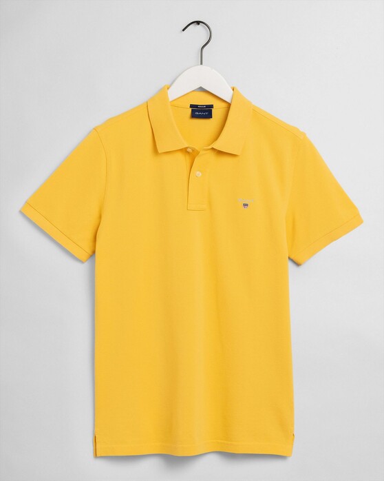 Gant Piqué Polo Poloshirt Mimosa Yellow