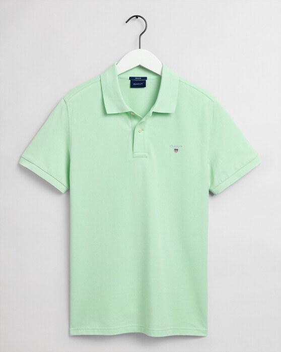 Gant Piqué Polo Poloshirt Pastel Green