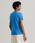 Gant Pique Short Sleeve T-Shirt Day Blue