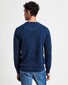 Gant Piqué Sweater Ronde Hals Trui Blue Melange