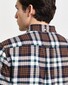 Gant Plaid Flanel Button-Down Overhemd Cacao