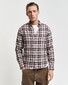 Gant Plaid Flanel Button-Down Overhemd Cream