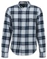 Gant Plaid Flanel Button-Down Overhemd Fresh Blue