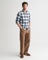 Gant Plaid Flanel Button-Down Overhemd Fresh Blue