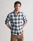 Gant Plaid Flanel Button-Down Overhemd Fresh Blue