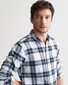 Gant Plaid Flanel Button-Down Overhemd Fresh Blue