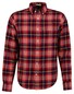 Gant Plaid Flanel Button-Down Overhemd Ruby Red