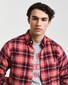 Gant Plaid Flanel Button-Down Overhemd Ruby Red